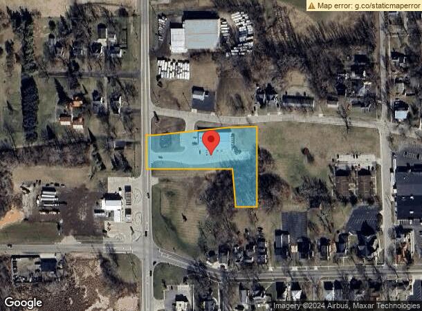  493 S Meridian Rd, Hudson, MI Parcel Map