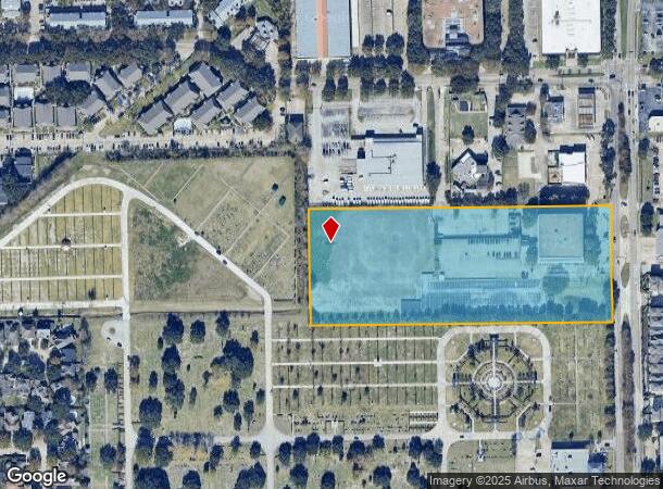 2000 S Dairy Ashford Rd, Houston, TX Parcel Map