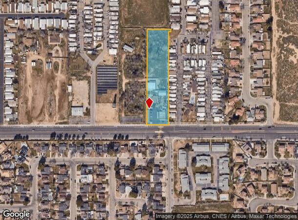  1655 E Avenue I, Lancaster, CA Parcel Map