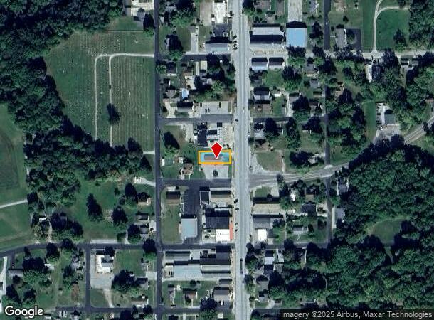 613 Michigan Rd, Burlington, IN Parcel Map