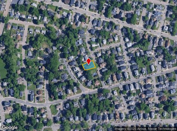 41 Simmons Ave, Brockton, MA Parcel Map