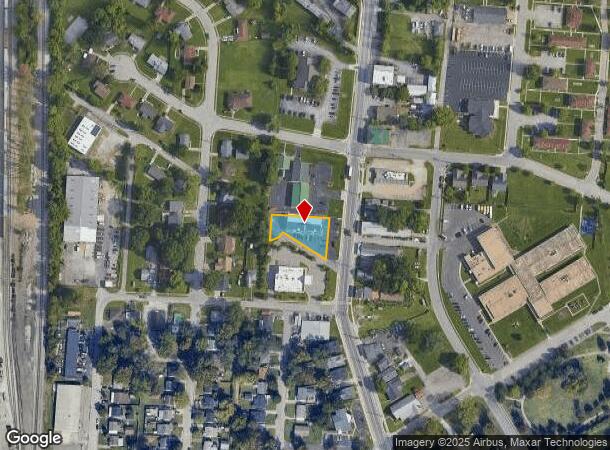  1611 Spring St, Jeffersonville, IN Parcel Map