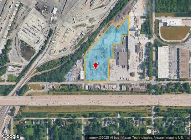 1340 171St St, Hazel Crest, IL Parcel Map