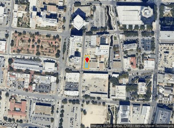  345 W Commerce St, San Antonio, TX Parcel Map