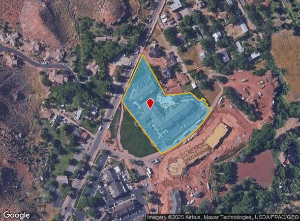 1127 Zion Park Blvd, Springdale, UT Parcel Map