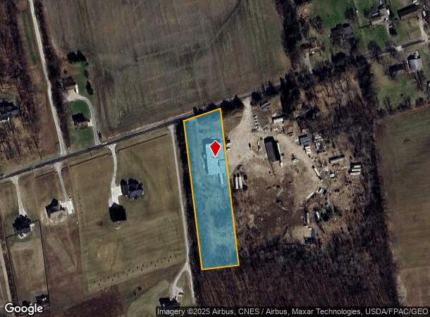  6555 Houseman Rd, Ostrander, OH Parcel Map