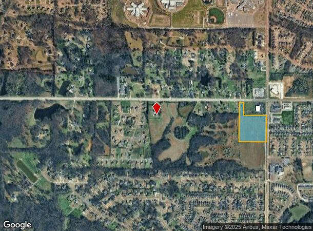  2481 Church Rd E, Southaven, MS Parcel Map