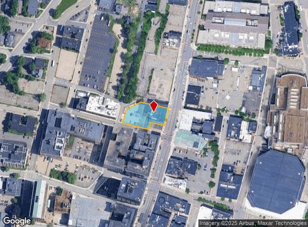  306 Main St, Worcester, MA Parcel Map