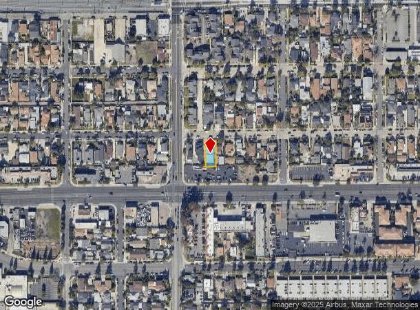  1724 W 2Nd St, Santa Ana, CA Parcel Map