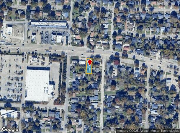  1405 W University Dr, Mckinney, TX Parcel Map