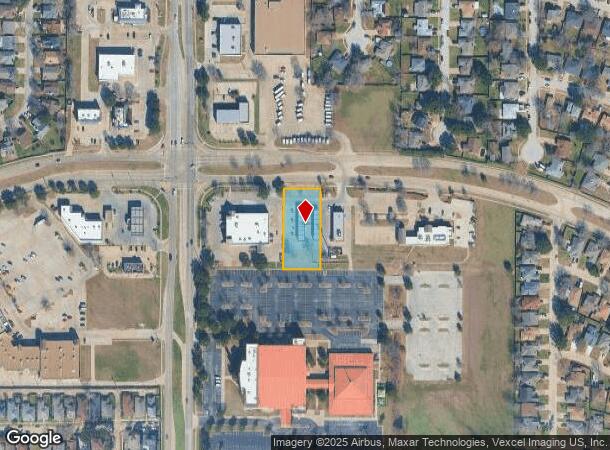  120 Se Green Oaks Blvd, Arlington, TX Parcel Map