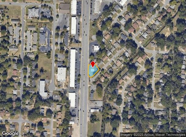 1425 S University Ave, Little Rock, AR Parcel Map