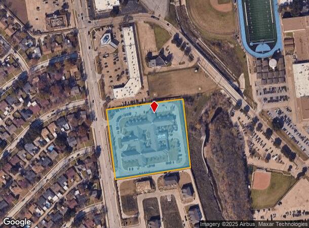  3160 Gus Thomasson Rd, Mesquite, TX Parcel Map
