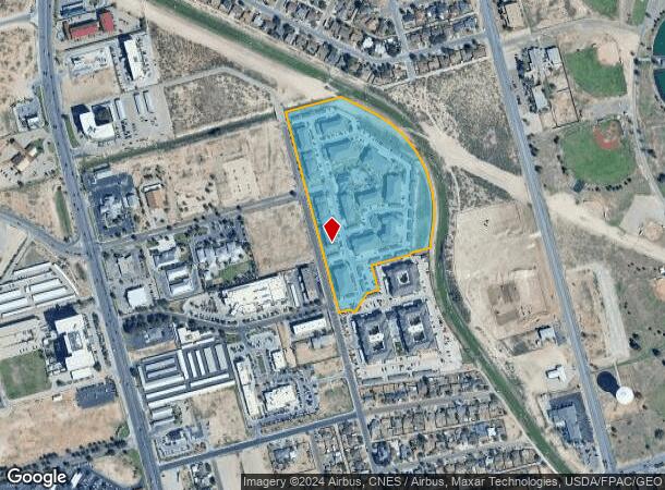  3700 N Edwards St, Midland, TX Parcel Map