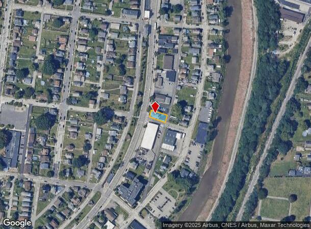 1747 E Railroad St, Carnegie, PA Parcel Map