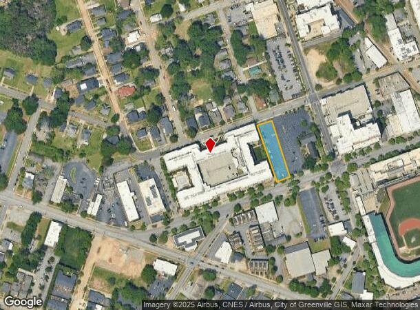  1100 S Main St, Greenville, SC Parcel Map