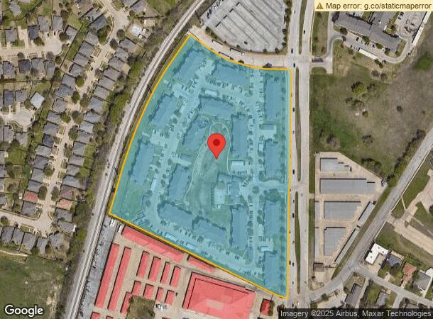  6850 Granbury Rd, Fort Worth, TX Parcel Map