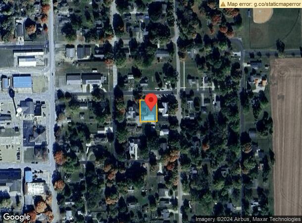  206 E Central Ave, Minier, IL Parcel Map