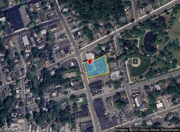  629 Washington St, Whitman, MA Parcel Map