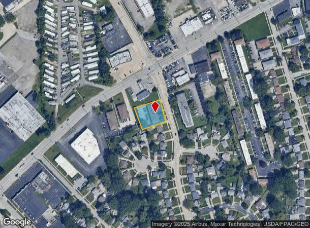  1520 Rush Rd, Wickliffe, OH Parcel Map