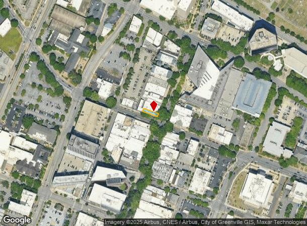 203 N Main St, Greenville, SC Parcel Map