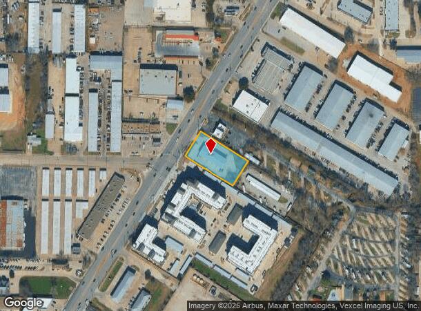  2725 S Cooper St, Arlington, TX Parcel Map