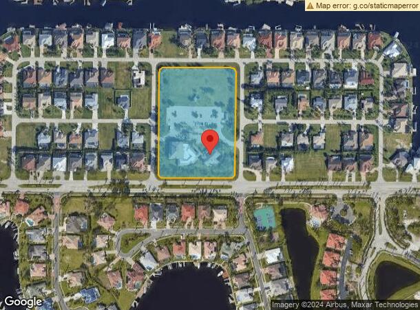  1813 El Dorado Pky W, Cape Coral, FL Parcel Map