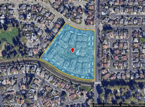  2801 Dover Ave, Fairfield, CA Parcel Map