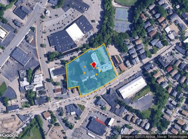  1050 Main St, Worcester, MA Parcel Map