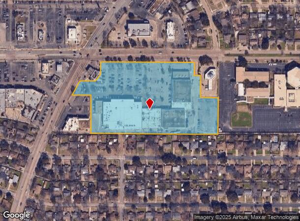  2550 Gus Thomasson Rd, Dallas, TX Parcel Map
