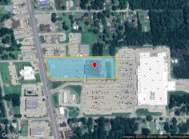  1380 N Main St, Vidor, TX Parcel Map