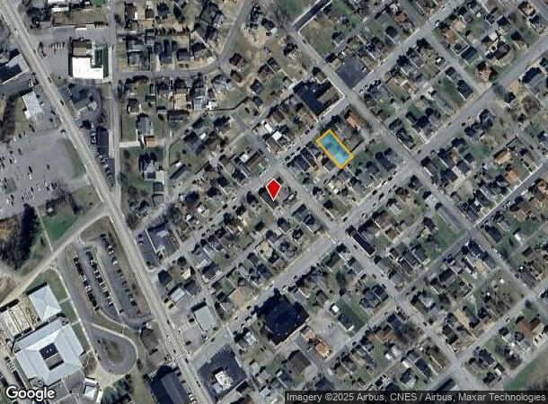  124 Maryland Ave, Clarksburg, WV Parcel Map