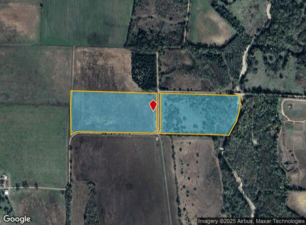 3444 Cr, Honey Grove, TX Parcel Map
