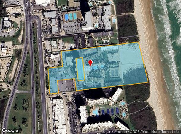  500 Padre Blvd, South Padre Island, TX Parcel Map