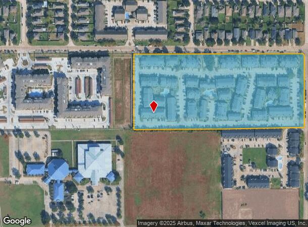 818 Richcrest Dr, Houston, TX Parcel Map