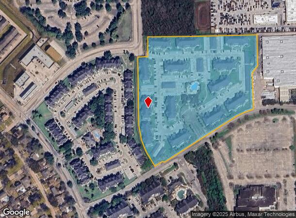  11881 Gulf Pointe Dr, Houston, TX Parcel Map