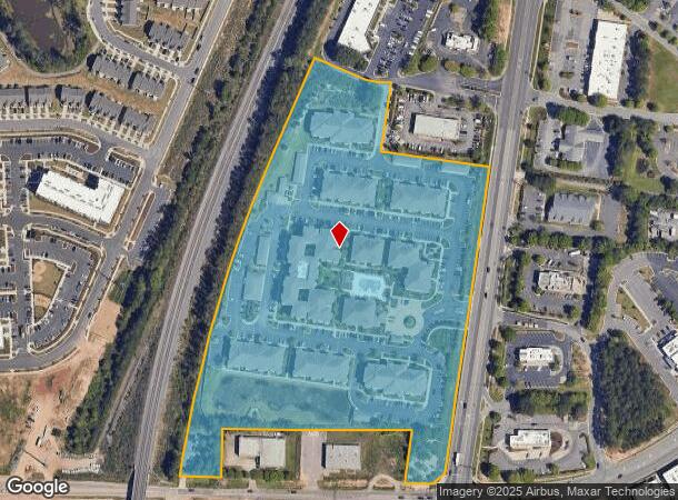 5508 S Miami Blvd, Morrisville, NC Parcel Map