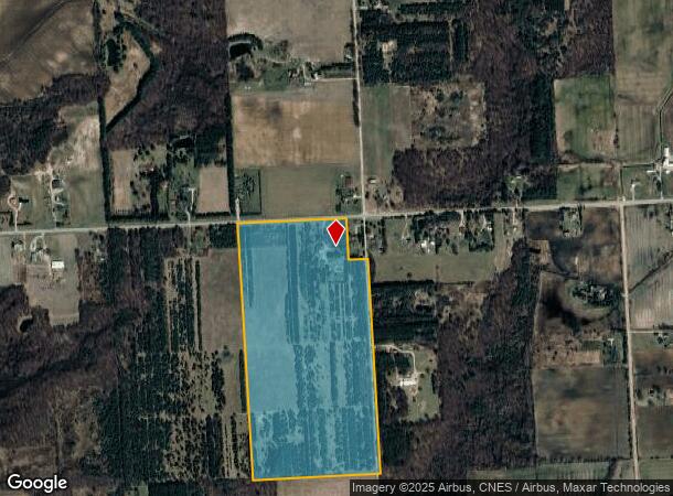 2950 Applegate Rd, Applegate, MI Parcel Map