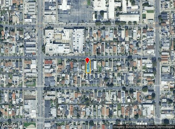  210 W 77Th St, Los Angeles, CA Parcel Map