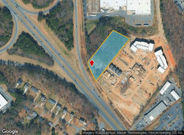  10721 E Independence Blvd, Matthews, NC Parcel Map
