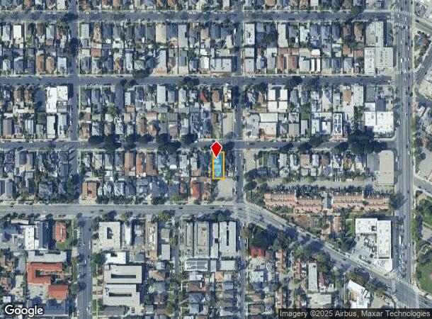 1208 W 25Th St, Los Angeles, CA Parcel Map