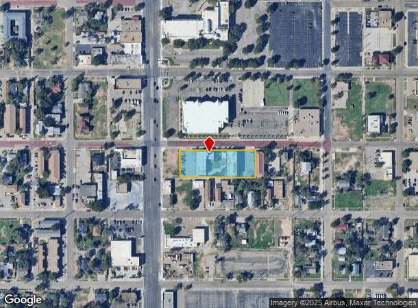 1629 16Th St, Lubbock, TX Parcel Map