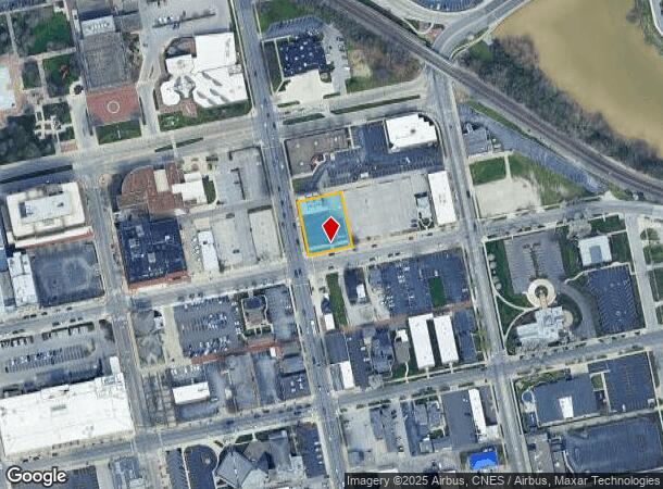  411 E Berry St, Fort Wayne, IN Parcel Map