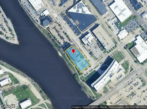  625 1St St Se, Cedar Rapids, IA Parcel Map