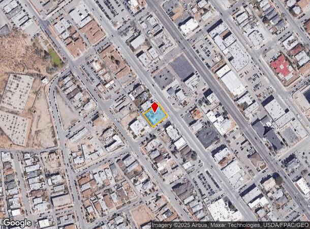  1301 N Oregon St, El Paso, TX Parcel Map