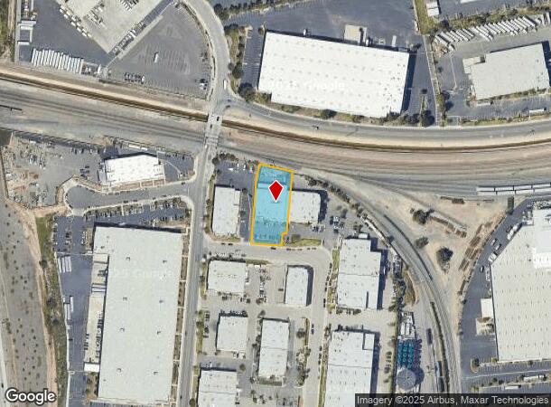  1353 Walker Ln, Corona, CA Parcel Map