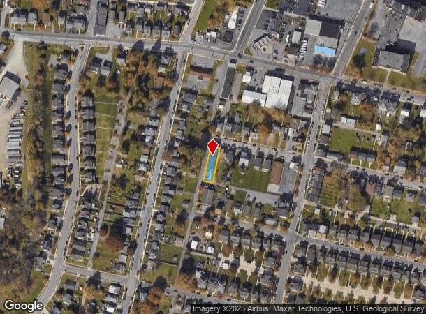  1035 Concord St, Hagerstown, MD Parcel Map