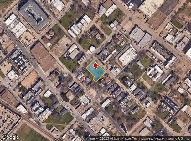 1701 Browder St, Dallas, TX Parcel Map