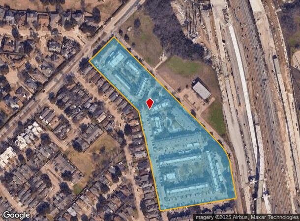 1901 Pinehurst Ln, Mesquite, TX Parcel Map