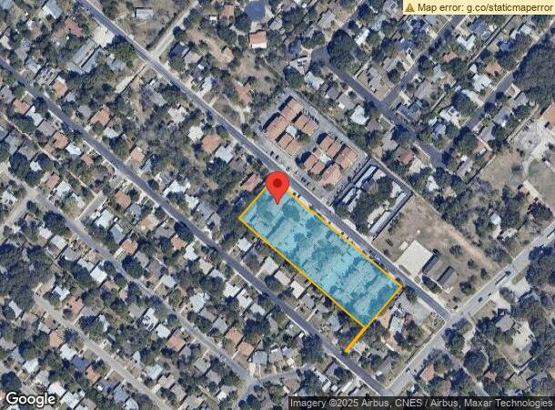  2834 Woodbury St, San Antonio, TX Parcel Map